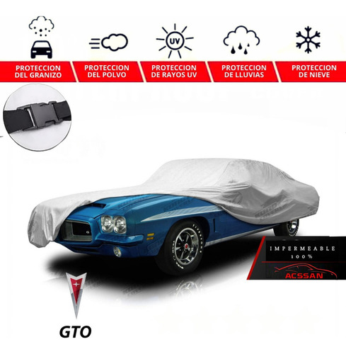 Funda Cubreauto Eua Con Broche Gto 1970