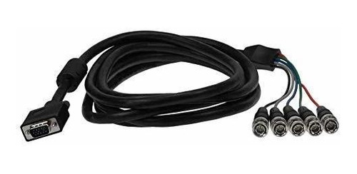 Sf Cable, 10 ft Hd15 vga Macho A 5 bnc Macho Cable