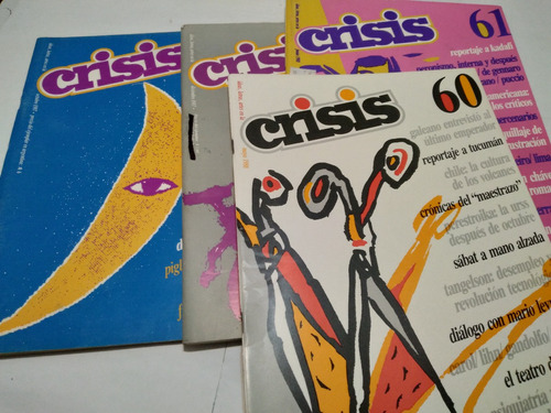 Revista Crisis 1987/1988 Lote X 4 U!!