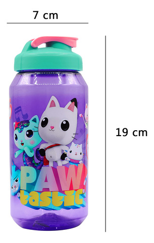 Botella Ligera De Agua 600ml Diseños Infantiles