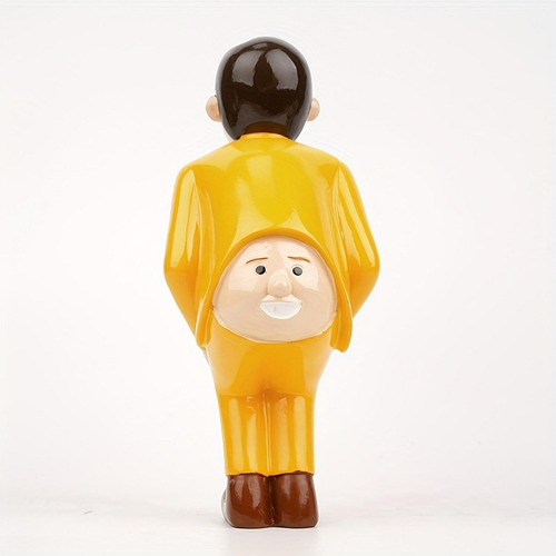 Estatua De Personaje Divertido, Adorno De Escritorio De