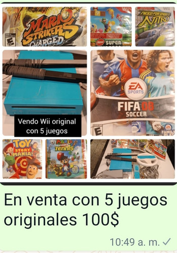 Wii Original Con Accesorios Y Dsxl3d Rosa Con Estuche Dinces