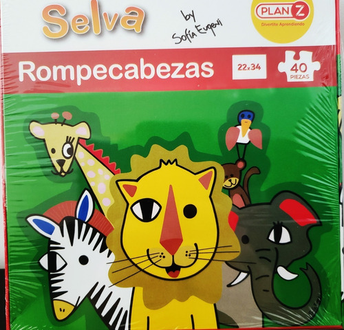 Puzzle 40 Piezas Selva By Sofi Eugeni Rompecabezas