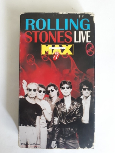 The Rolling Stones Live At The Max En Formato Vhs Colección 