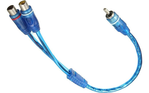 Cable Adaptador De Audio De 2 Rca Hembra X 1 Rca Macho