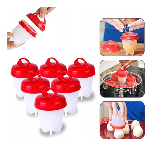 Kit Com 60 Mini Potes Para Cozinhar Ovos Em Silicone Cozinha