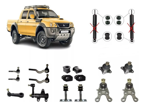 Kit Suspensão Dianteira L200 Pajero Sport Outdoor