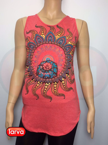 Playera - Larva - Psychedelica Hikuri Peyote Tank Top