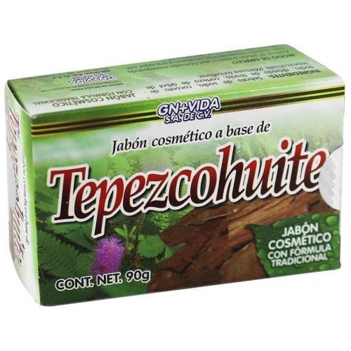 Jabón Artesanal En Barra Tepezcohuite Natural 90g Gn+vida