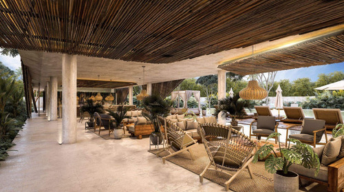 Imagen 9 de 23 de Departamento En Venta En Tulum, Av. Coba