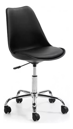 Silla Eames Oficina C/ Ruedas Escritorio Altura Regulable