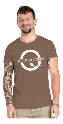 Polera Queen Of The Stone Age Rock Algodón Orgánico Mus24