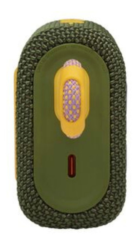 Imagen 4 de 6 de Parlante JBL Go 3 portátil con bluetooth waterproof green