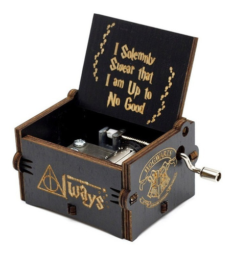 Caja Musical De Harry Potter De Madera