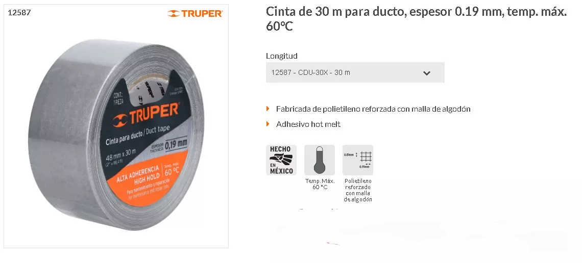 Tercera imagen para búsqueda de cinta termica