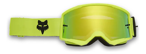 Goggles Main Core Spark Moto Rzr Downhill Mtb Gafas Lente Amarillo Armazón Amarillo Talla Unitalla