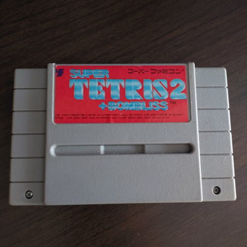 Tetris 2 + Bombliss Super Nintendo Snes 