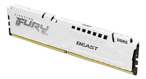 Memória RAM Kingston Fury Beast Ddr5 32gb 5200mt/s branca