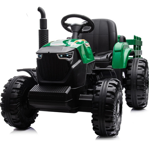 Tractor Montable Eléctrico Para Niños 24v Con Remolque