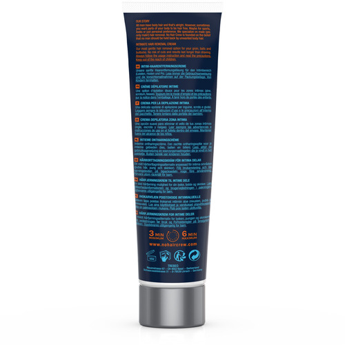 No Hair Crew intimate crema depilatoria íntima para hombre 100ml