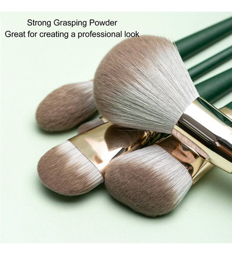 Set De 14 Brochas De Maquillaje Para Sombras De Ojos Y Color