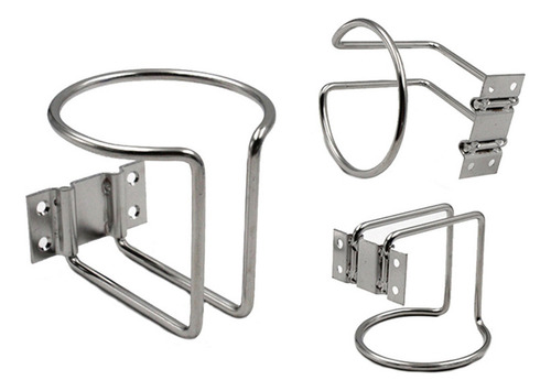 Soporte Para Bebidas, 4 Unidades, De Acero Inoxidable, Con F