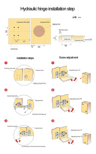 Soporte Taladro Punzón Carpintero 35mm Ajustable Orificio