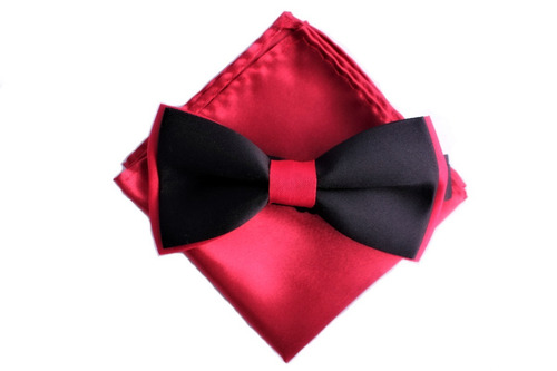 Pañuelo Color Rojo & Negro Para Adultos Set Humita 
