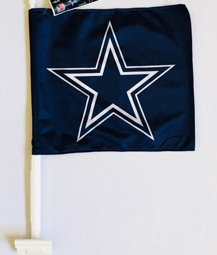 Bandera Para Auto Dallas Cowboys, Producto Oficial Nfl