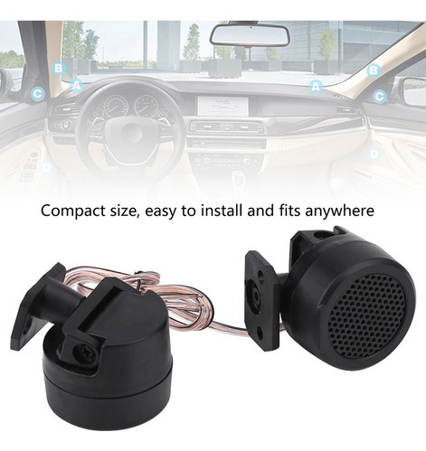 Alto-falante Tweeter Superpotente Para Carro 12v 500w