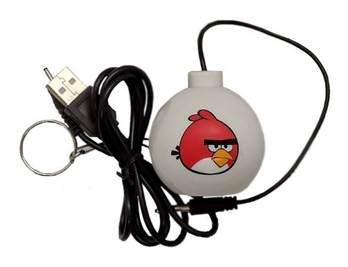 Parlante Angry Birds Redondo Chico Plug 3.5 Dzz