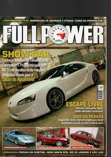  Revistas Fullpower Show-car Nº 79 /2008