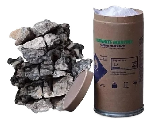 Carbureto Calcio Embalagem 1 Kg Em Pedras White Martins