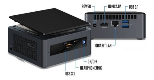 Intel Nuc Mini Pc Core I5 8va Gen Video Dedicado  2gb *latin