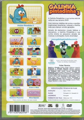 Dvd Galinha Pintadinha - Vol. 3