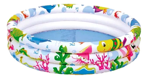 Pileta Inflable Redonda 91 X 25, Infantil Sun Club - 13574 Color Azul