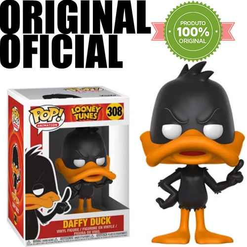 Boneco Looney Tunes Daffy Duck Patolino Pop Funko 308