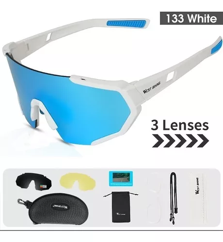 Lentes Gafas Mtb Polarizados Uv400 West Biking / Mmountain