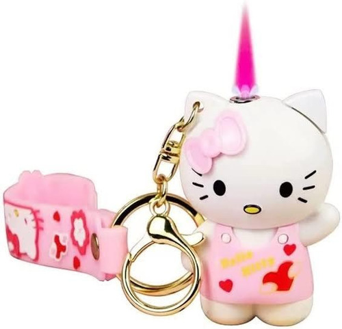 Encendedor Kitty Flama Rosa - Pink Flame - Gas Butano 
