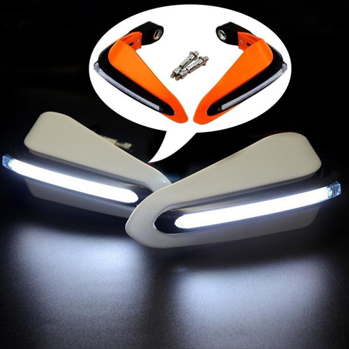 1 Par De Protectores De Mano Para Motocicleta, Naranja