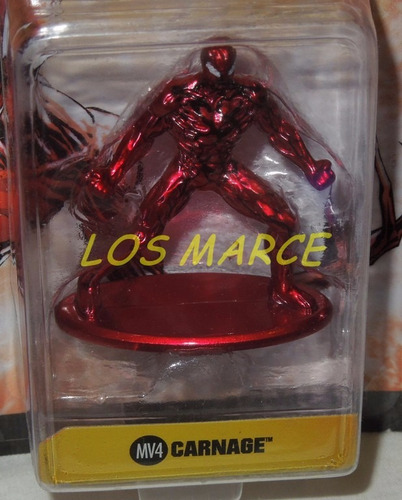 Spiderman Carnage Figura De Metal Nano 4cm Jada Original !!!