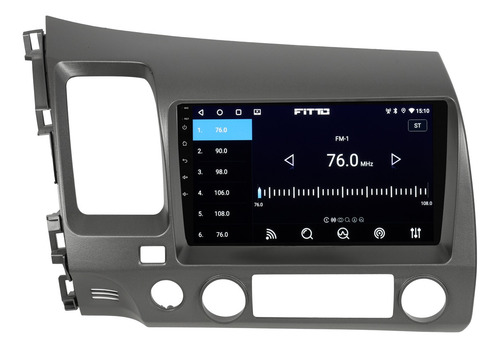 Multimidia Civic G8 2007/2011 Android 14 2gb 64gb Carplay 9p Cor Grafite