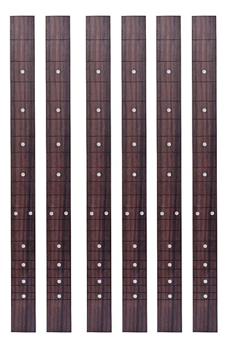 6 Piezas De Repuesto De Diapasón De Guitarra, 21 ,