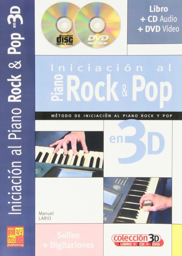 Iniciación Al Piano Rock& Pop En 3d