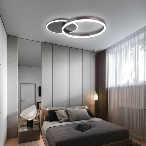 Lámpara Techo Led Montaje Empotrado En El Dormitorio