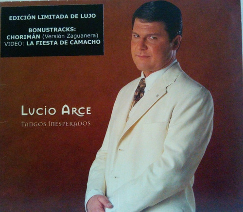 Cd Lucio Arce Tangos Inesperados
