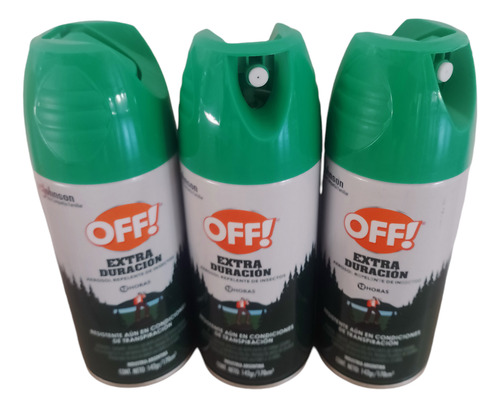 Cosmetogia Repelente Off Verde Larga Duracion X 3 Unidades