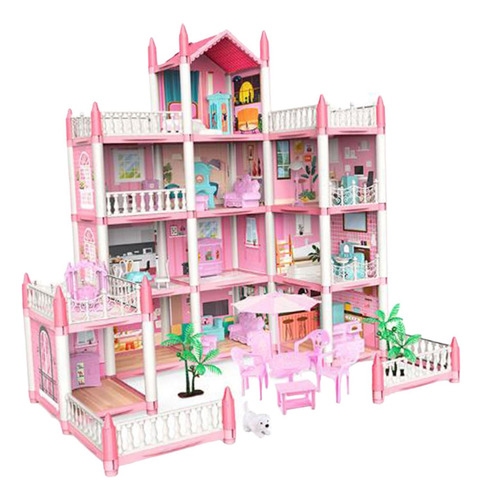 Casa De Muñecas Building Playset Juguetes For Estilo A