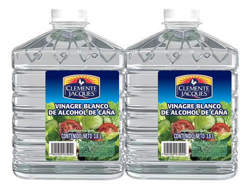 Clemente Jacques Vinagre Blanco 2 Pack 3.8 L C/u