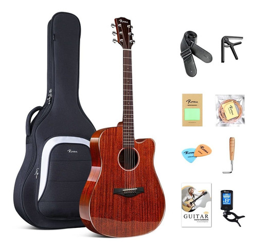 Rosen G31 Dreadnought Guitarra Acusica Soild Mahogany 41